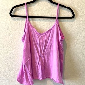 Crop flowy tank